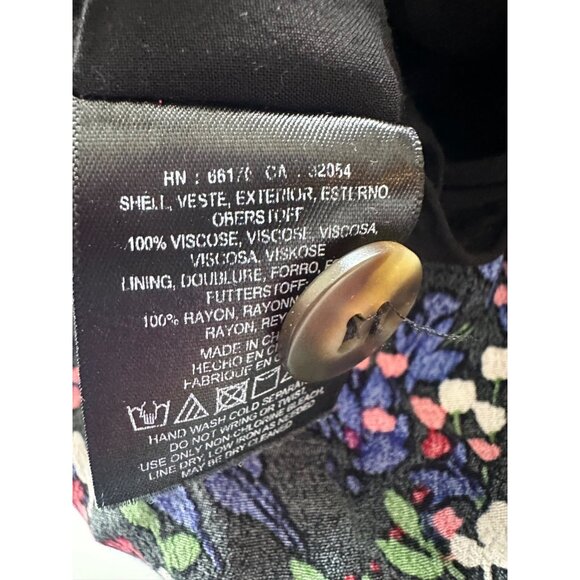 Conversations by Anthropologie - 32 of 52 Colloquial Floral Button Dress Size 8 - Picture 7 of 7